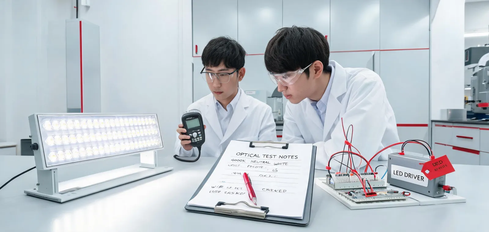 commercial LED luminaire specification lab