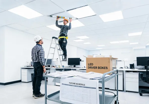 office LED panel retrofit case