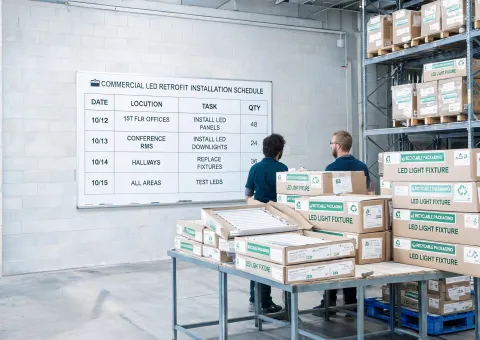 commercial retrofit reduced waste